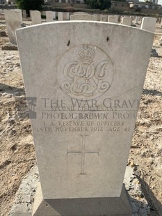 BAGHDAD (NORTH GATE) WAR CEMETERY - BROWN, EDWIN GODWIN